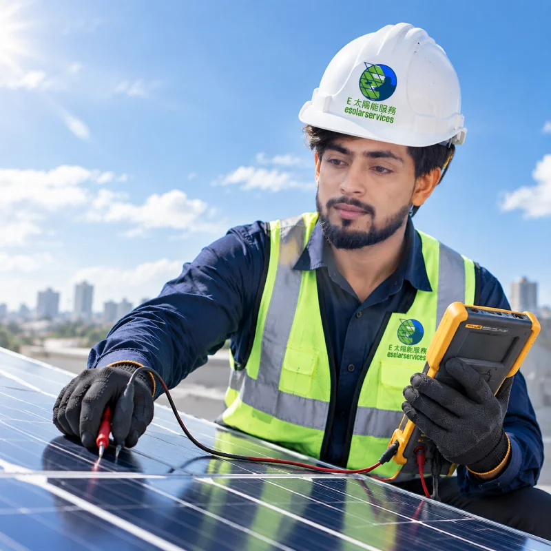 Solar panel inspection service in Karachi